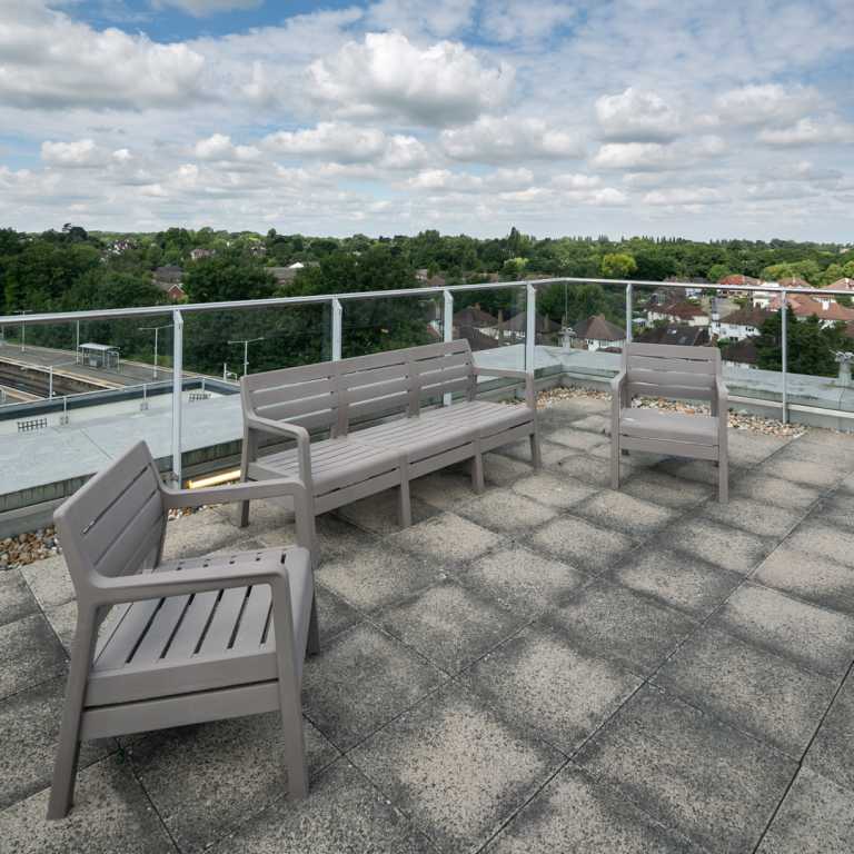 Rooftop view