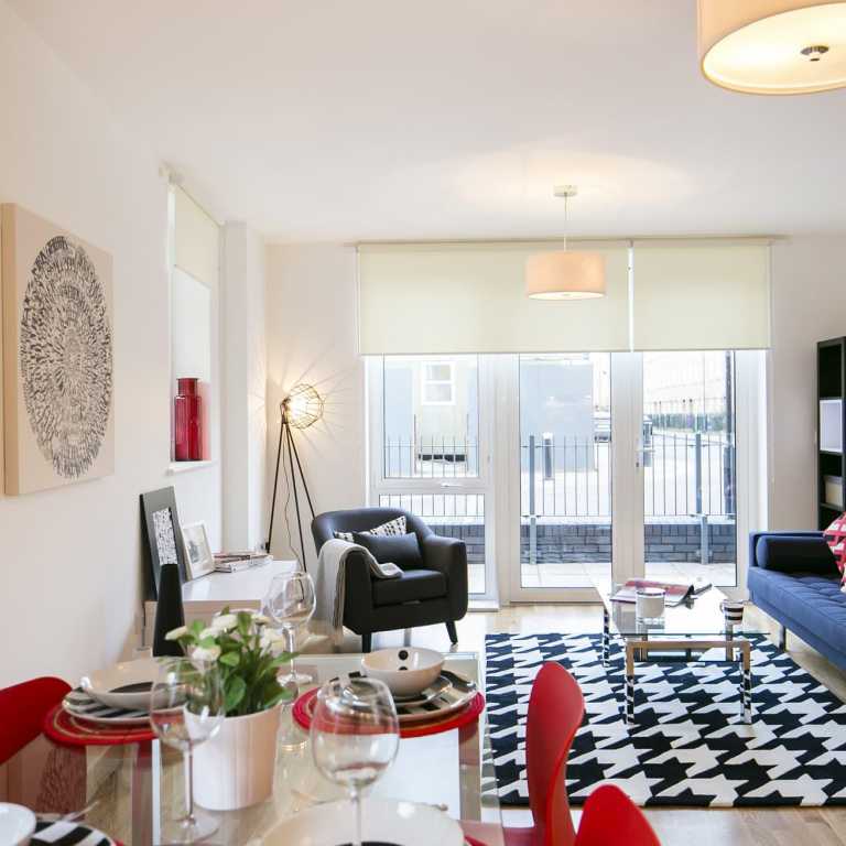 Furnished living room